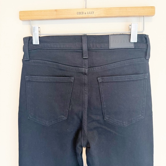 Pistola Black Straight Leg Jeans 25 - Picture 7 of 8